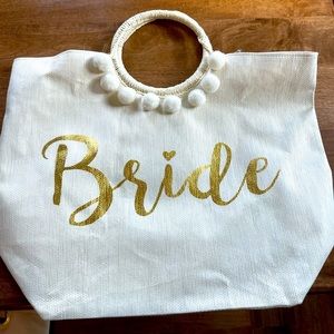 “Bride” Canvas Tote Bag